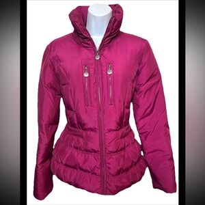 Betsey Johnson Pink Puffer Jacket
